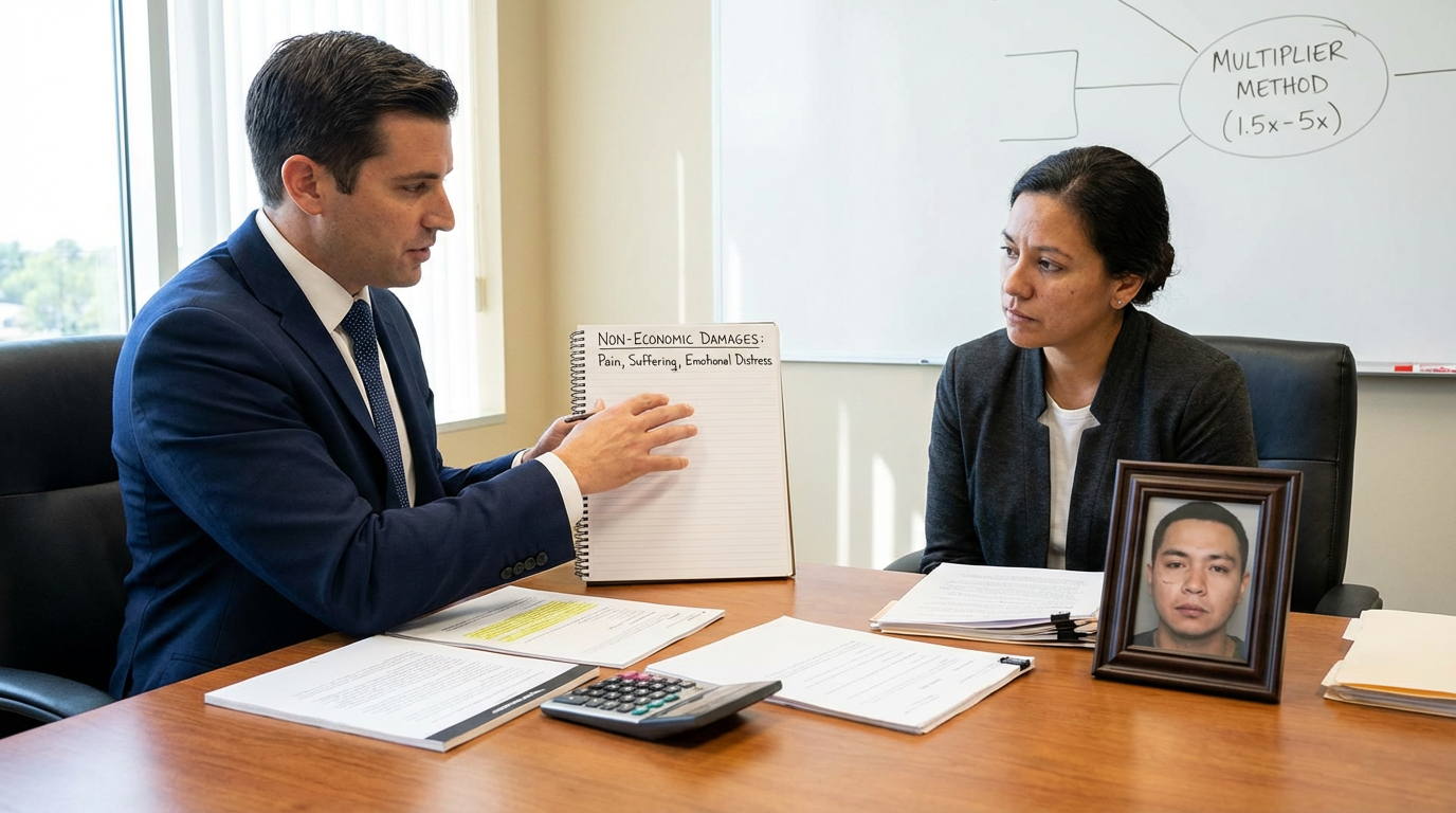 Doctor looking at X-rays and consulting with a patient about long-term injuries