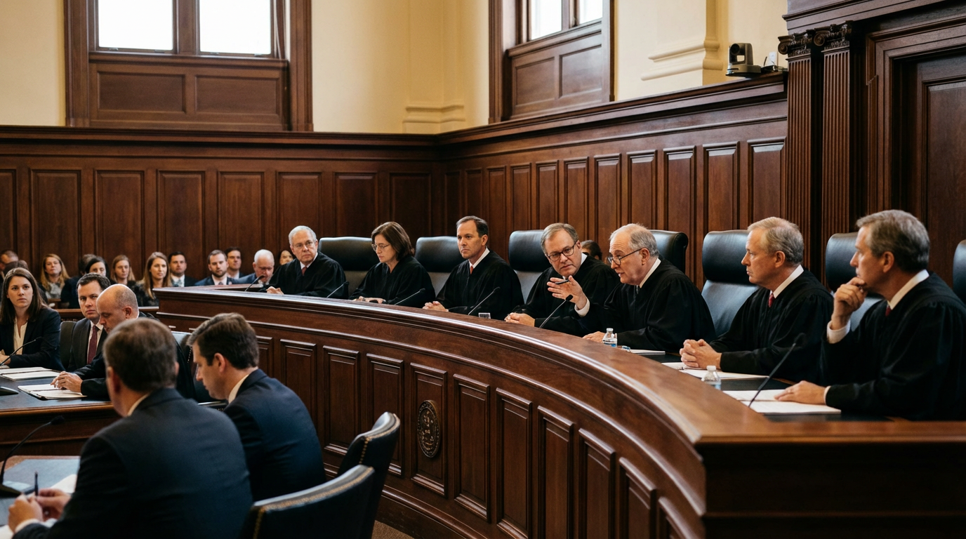 First Amendment text merging with digital binary code and data streams.