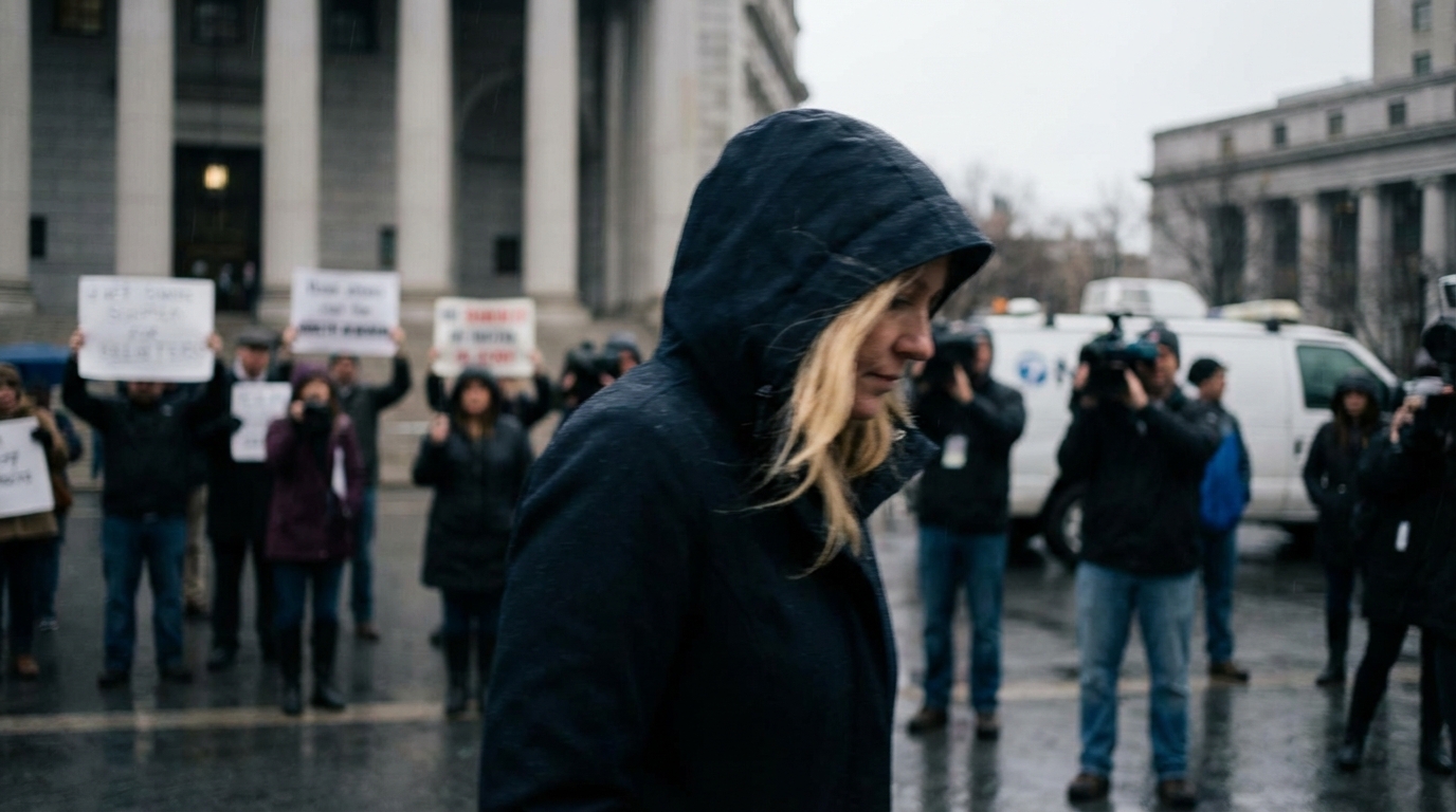 Legal gavel in a courtroom setting symbolizing the legal troubles facing Britney Spears.
