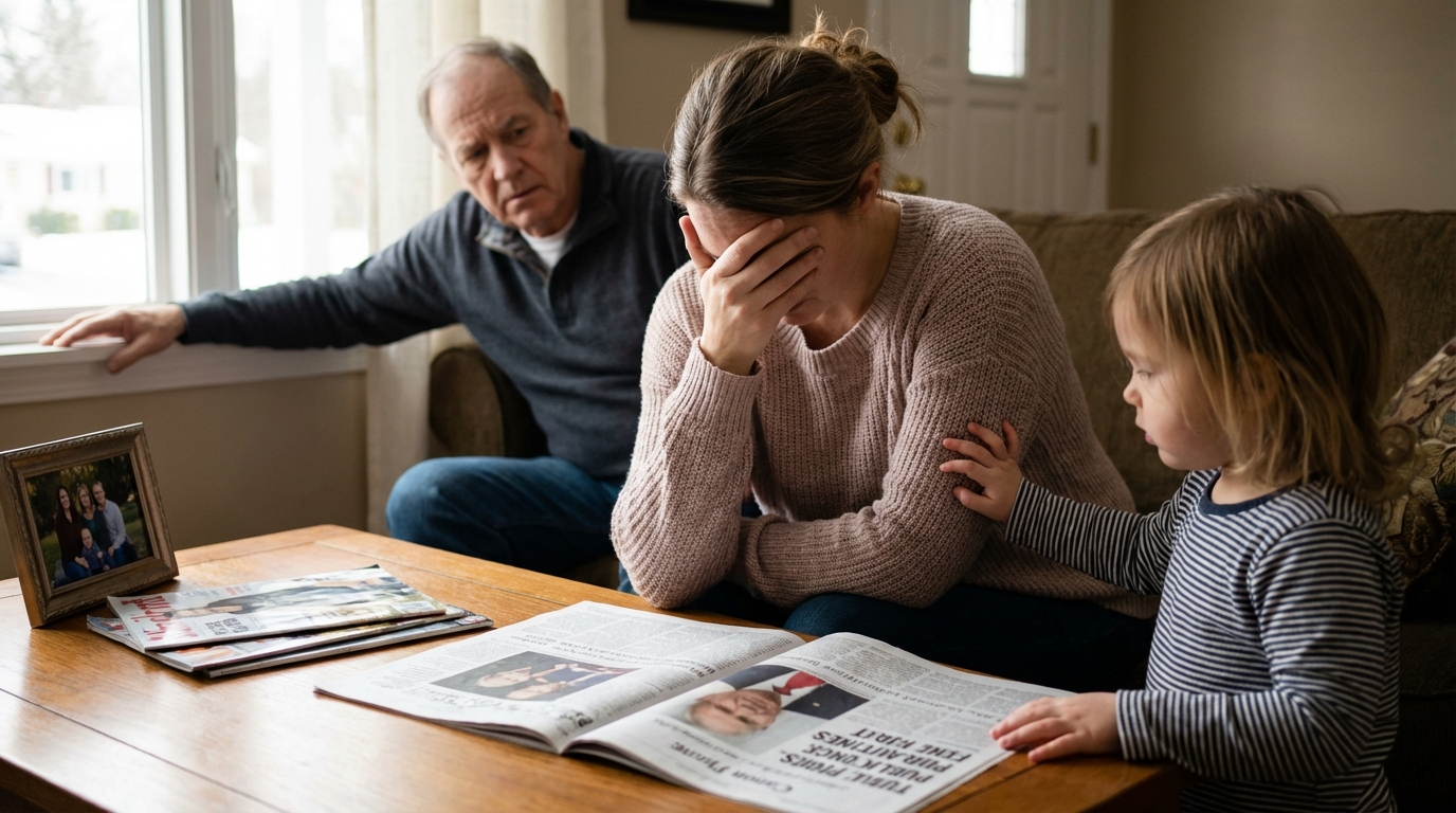 Silhouette of a woman looking out a rainy window representing isolation and mental health struggles.
