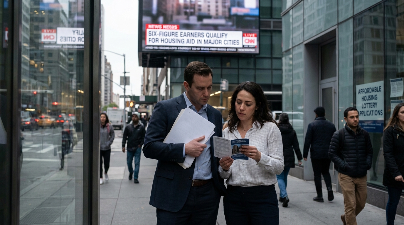 Stressed professional looking at finances on a laptop late at night