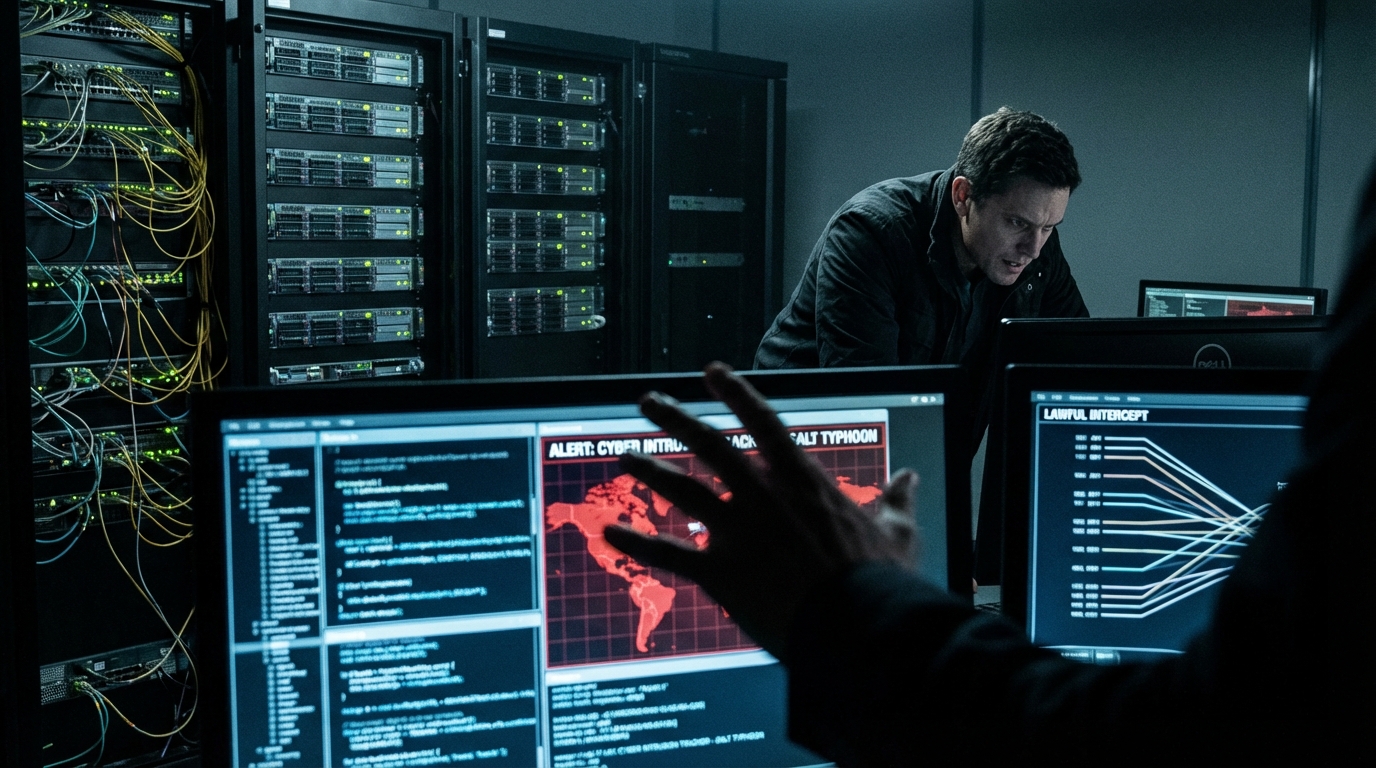 Digital map of US telecom network being disrupted by a cyber storm named Salt Typhoon