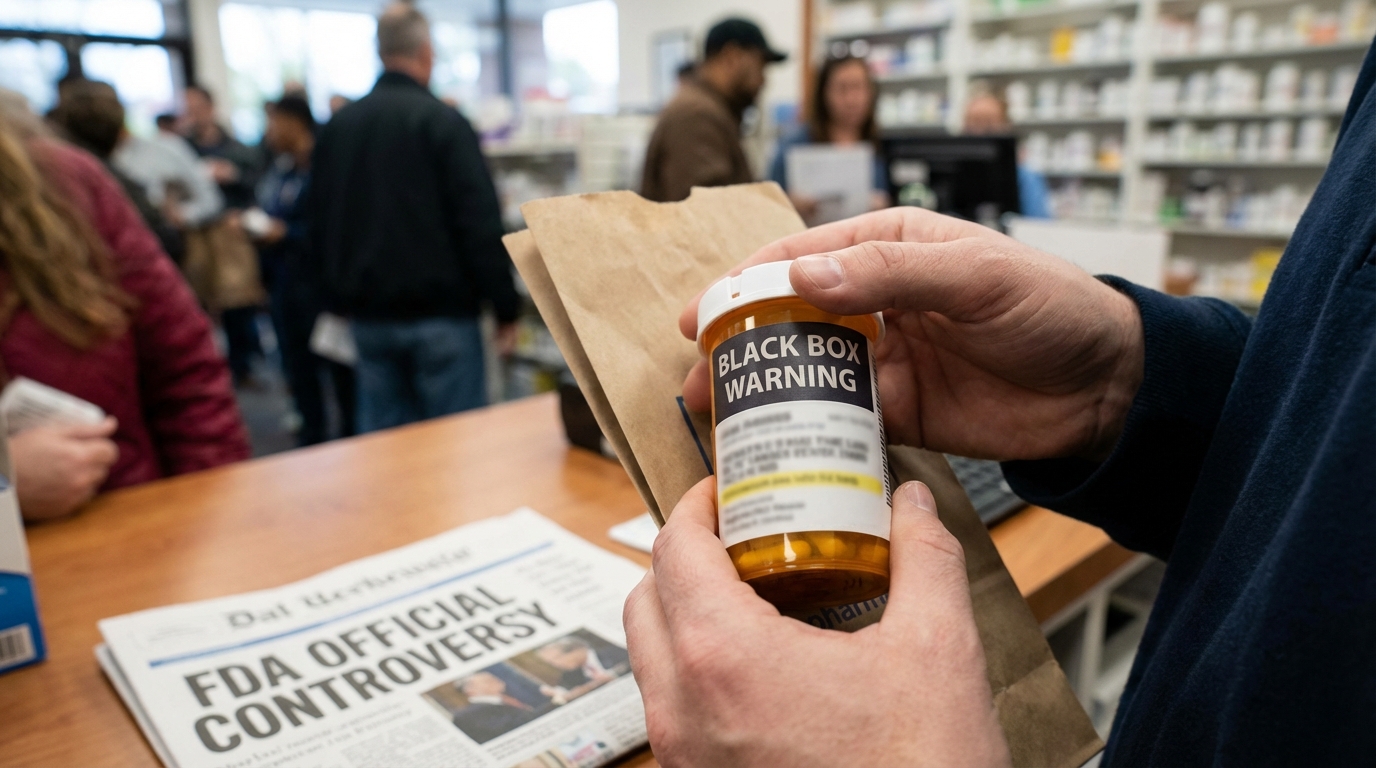 Close up of prescription bottle representing FDA drug labeling safety