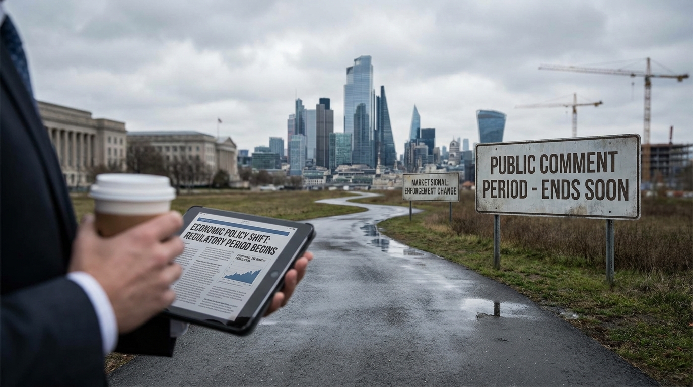 US Capitol and IRS building at sunset with legal paperwork and gavel in foreground
