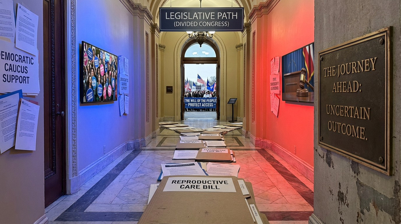 A legislative chamber representing the gravity of federal bill introductions.