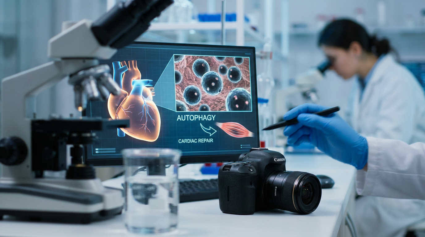 A glowing healthy heart symbolizing scientific breakthroughs in cardiac longevity.