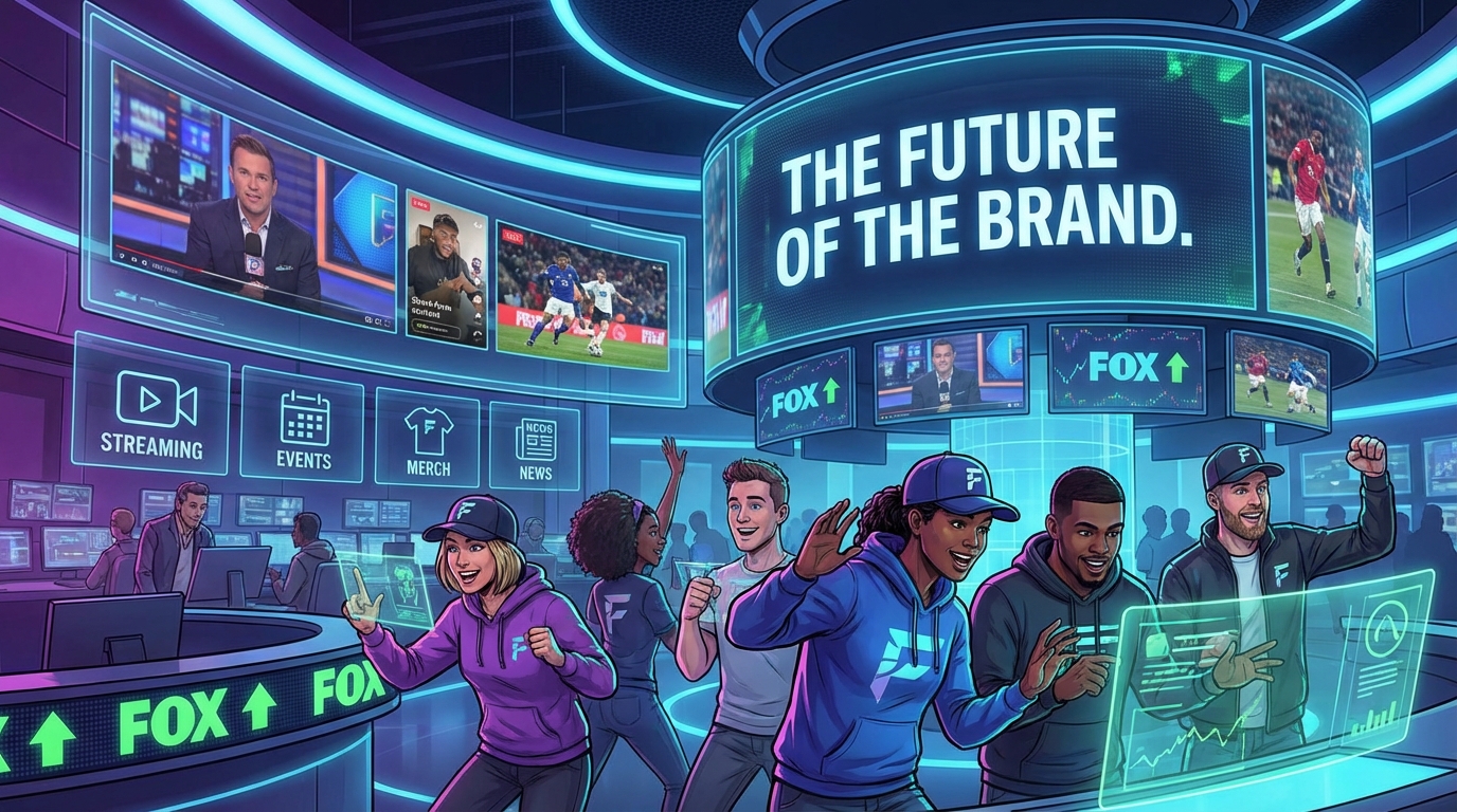 Digital billboard in a night city scene representing the future of media