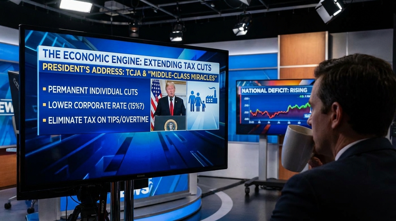 Tax forms and financial setting representing economic policy