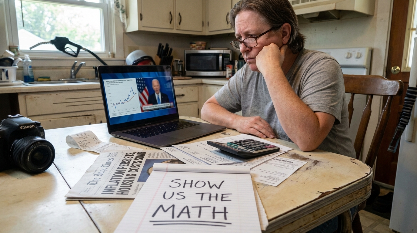 Close up of a grocery receipt showing high prices in a supermarket