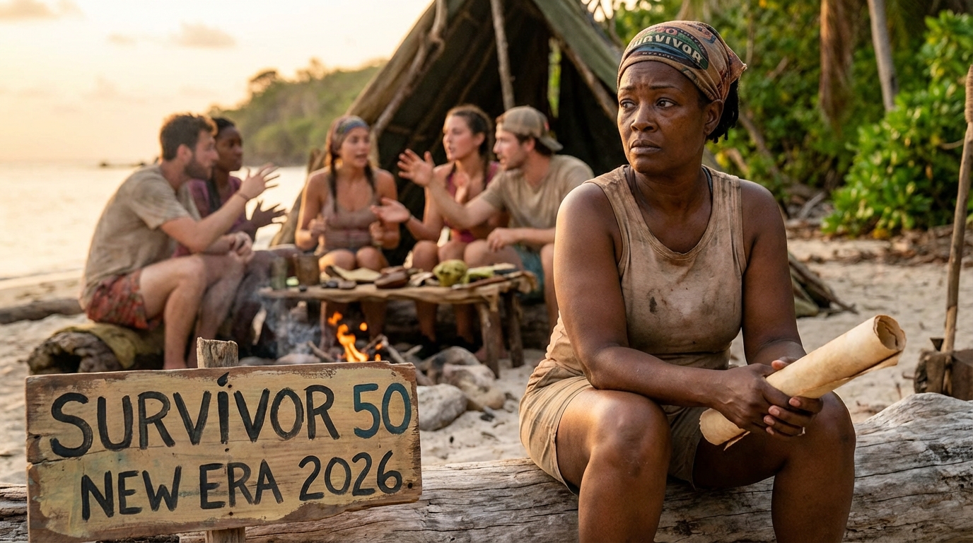 Hidden immunity idol and map on a beach
