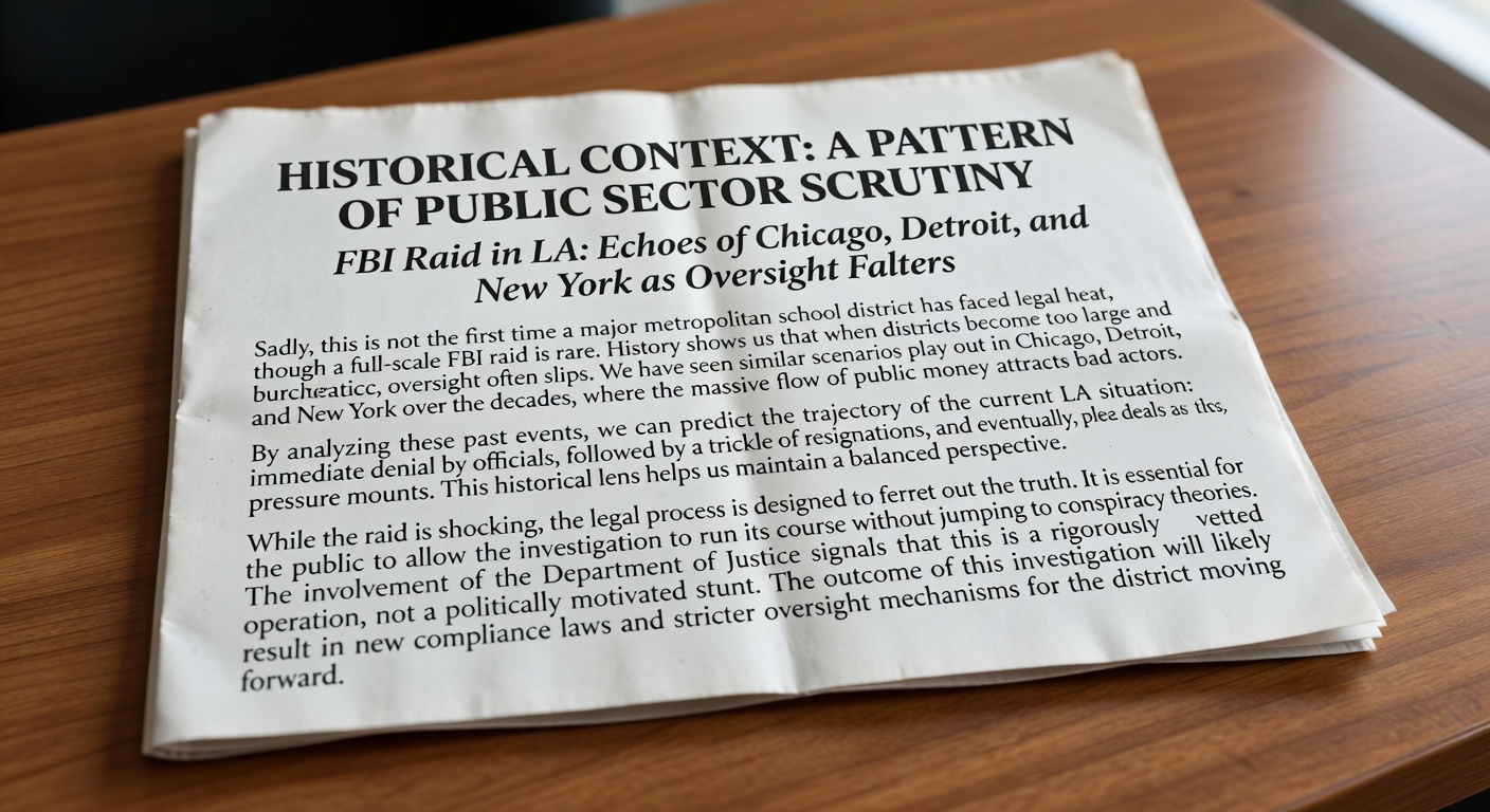 Split image comparing historical government buildings with modern Los Angeles skyline.