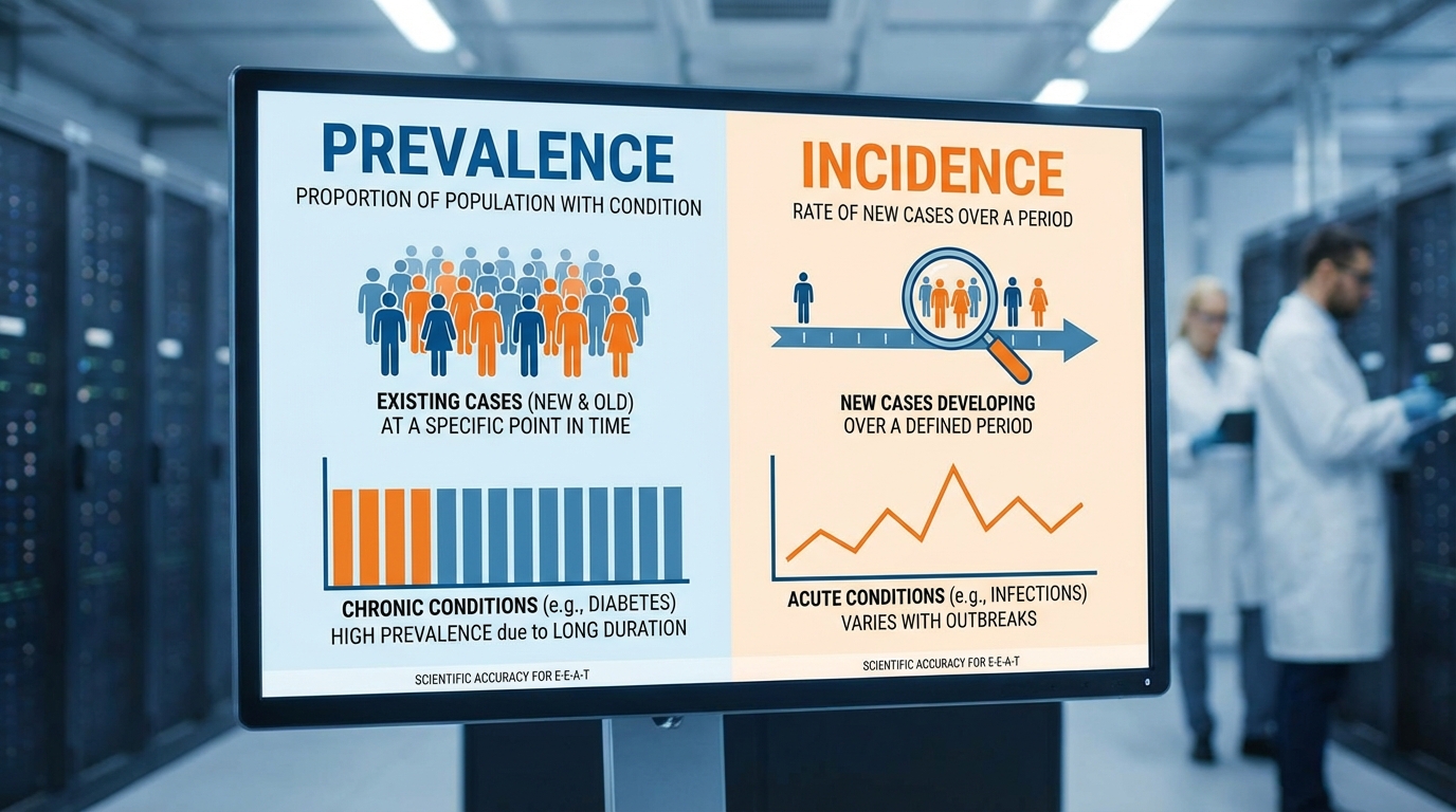 Medical hologram showing disease prevalence data