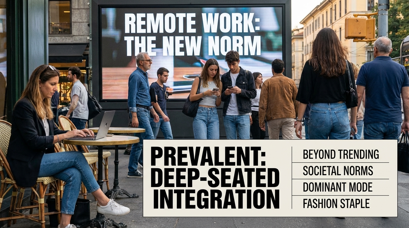 People on smartphones showing cultural prevalence